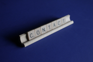 image of CONTACT letters